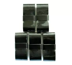 5 Black Tennis Badminton Squash Racket Handle Grip Tape Overgrip Band Replacemen - Picture 1 of 3