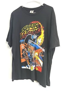 Vintage Marvel Spirits of Vengeance Ghost Rider T Shirt XL Comfort Colors Tag - Picture 1 of 16