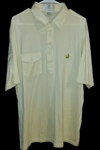  AUGUSTA NATIONAL Golf Shop - Yellow Masters Golf Polo Shirt  X Large - Picture 1 of 3