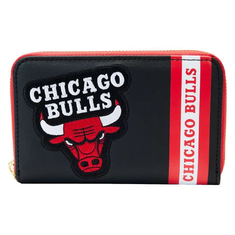 Loungefly Chicago Bulls Patches Zip-Around Wallet Cover