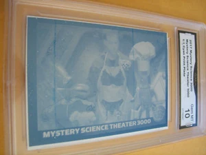 2017 MST3K CYAN PRINT PLATE MYSTERY SCIENCE THEATRE 3000 # 1/1 GRADED 10 - Bild 1 von 2