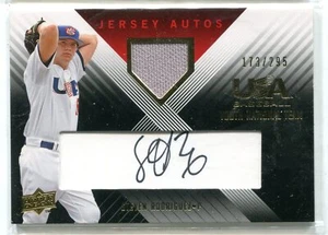 2008 UD USA National Team Box Set Steven Rodriguez GU JERSEY AUTO AUTOGRAPH /295 - Picture 1 of 1