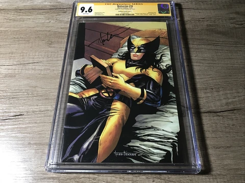 Wolverine #16 CGC 9.6 Signed by Tyler Tyler Kirkham Secret Virgin Variant NM Cover