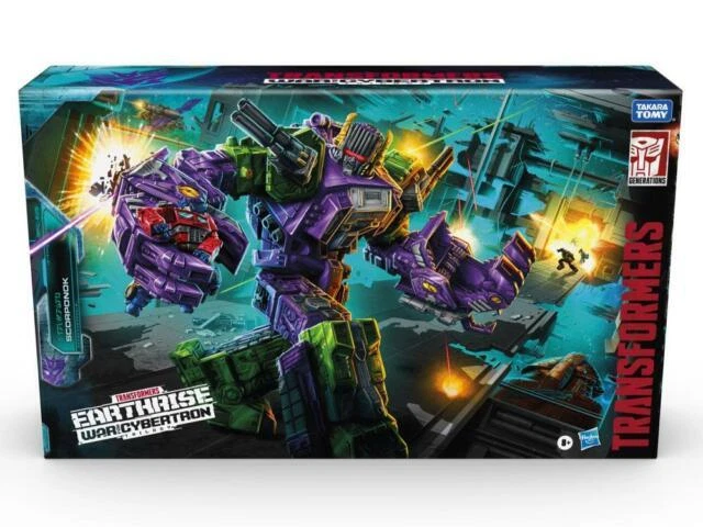 Hasbro Transformers Toys Generations War for Cybertron: Earthrise Titan WFC-E25 Scorponok Triple Changer - Multicoloured