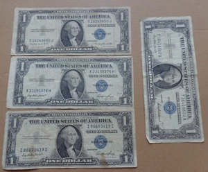 USA banknotes $1 - Silver Certificates 1935/1957 combined shipping up to 10 (a) - Picture 1 of 2