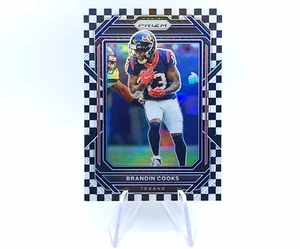 2022 Prizm Brandin Cooks SSP damas en blanco y negro tablero de ajedrez Texans - Imagen 1 de 12