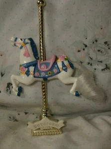 Vintage Matchbox Carousel Collection Classic Rocking Horse Rosegay 1990 Free shi - Picture 1 of 5