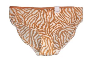 Calzoncillos de malla Auden estampado de cebra naranja 3X - Imagen 1 de 4