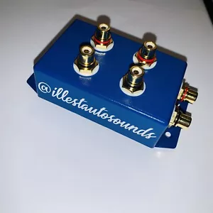 rca distribution block 1-2 rca splitter In Blue - Picture 1 of 1