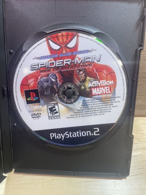 Spider-Man: Web of Shadows ROM, PS2 Game