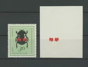 DDR PH 1415 KÄFER 1968 PHASENDRUCK ECKRAND!! BEETLE PROOF IMPERF RARE!! m1865 - Bild 1 von 1