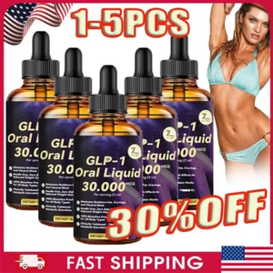 1~5X GLP-1 Abnehmen Fatburner Tropfen Nahrungsergänzung Abnehmen Tropfen 30ml~ - Bild 1 von 15