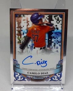 2024 Bowman Sterling - Prospect Autographs Camilo Diaz #PA-CD (AU, RC) - Foto 1 di 2