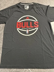 Adidas NBA Chicago Bulls Herren Shirt L Climalite Kurzarm Ultimate Tee - Bild 1 von 7