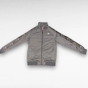 Kappa 222 Banda Dullo Track Jacket Men Gray Size M NWOT - Picture 1 of 10