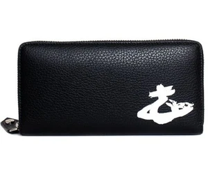 Vivienne Westwood Zipper Long Wallet MELIH Black NIB F/S 51050022 42029 N402 - Picture 1 of 6