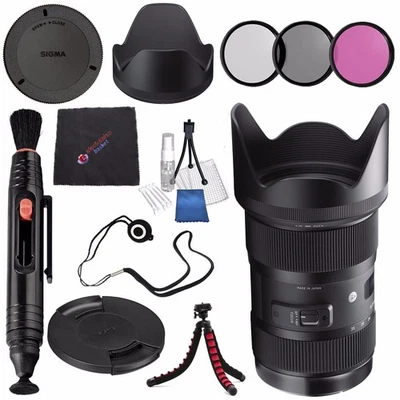 Sigma 18-35mm F1.8 Art DC HSM Lens for Canon DSLR Cameras Bundle - Image 1 of 3