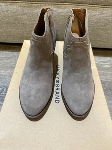 Lucky Brand Women's Oil Suade Booties Size 6.5 In The Color Brindle. - Picture 1 of 9