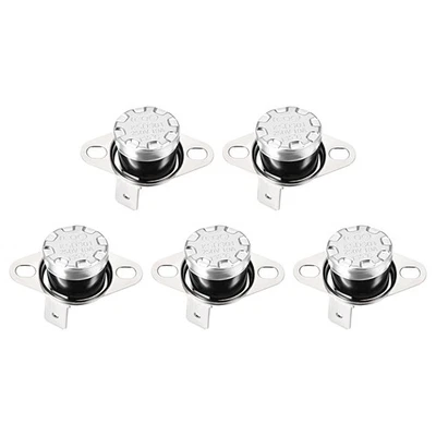 KSD301 Thermostat 135C NC Temperature Thermal Control Switch 90C Angle/5 Pcs - Image 1 of 4