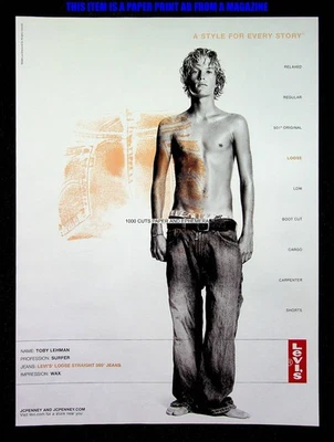 Levi's Loose Blue Jeans 2005 Trade Print Magazine Ad Poster ADVERT - Image 1 of 2