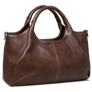 Tan Satchel Purses for Women Crossbody Bag Medium Size Hobo Top-handle Handba... - Picture 1 of 7