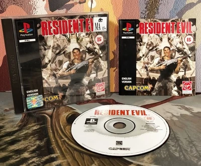Resident Evil PS1 Sony Playstation PAL Black Label - Image 1 of 4