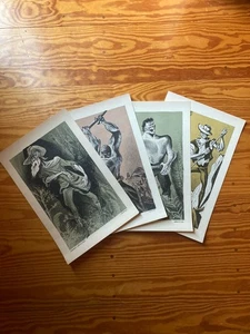William Gropper 4 Lithographien Johnny Appleseed Finn MacCool John Henry Mike Fink - Bild 1 von 9