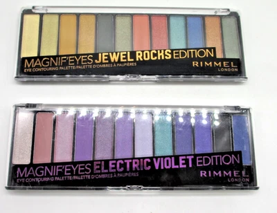 Rimmel Magnif'eyes Eyeshadow Palettes Jewel Rocks and Electric Violet - Image 1 of 3