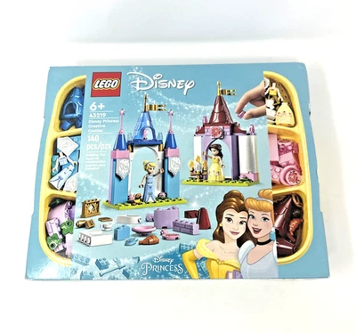 LEGO Disney Princess Creative Castles 43219 Belle Cinderella Lumiere Gus RETIRED - Image 1 of 4