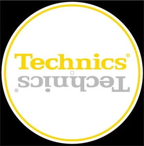 Technics 12" Inch Mirror Speed Mat Slip Mat 1 Pair (2 Slipmats) 2mm White New - Picture 1 of 1