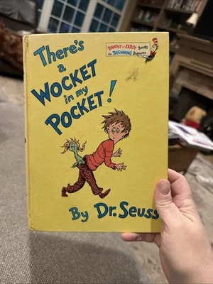 Dr Seuss First Edition 1st Printing Book 1974 There’s A Wocket In My Pocket  — 第 1/4 张图片