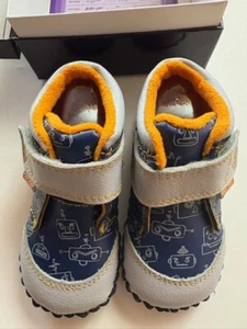 Pediped Baby Boys Troy Grey Robot Shoes Size Large (18-24 Months) NIB - Picture 1 of 7