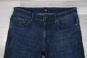 Pantalones de mezclilla para hombre Hugo Boss Delaware 3-1 elásticos ajustados azules W32 L32 - Imagen 1 de 14