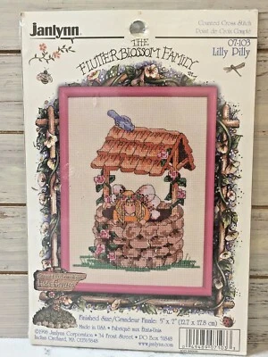 NUEVO Y PRECINTADO * JANLYNN 5" X 7" * LILLY PILLY * KIT PUNTO DE CRUZ CONTADO 07-103 Foto 1 de 2