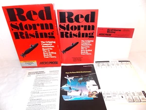 Red Storm Rising - Tom Clancy (IBM PC XT/AT Compatibles, 1986) MicroProse - Picture 1 of 1