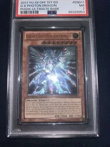 Yugioh Galaxy Eyes Photon Dragon PSA 7 Ultimate Rare 1st Edition Wow CGC - Picture 1 of 6