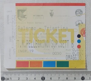 75496 219/tt Stadion Ticket - PALERMO vs TRIESTINA - 2002/03 - Bild 1 von 4