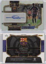 2022-23 Panini Select La Liga Pitchside Signatures Ansu Fati #PS-AF Auto