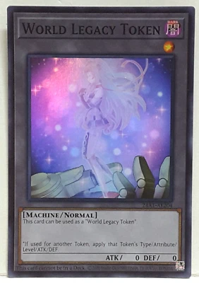 Konami Yugioh Asian-English Welt Legacy Token 24AT-AE204 Super Selten - Bild 1 von 2