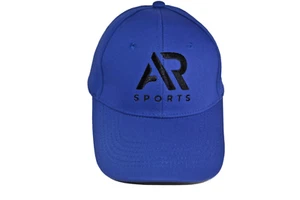AR Sportswear Mütze Logo Unisex verstellbar mit einreihiger Schnalle blau - Bild 1 von 3