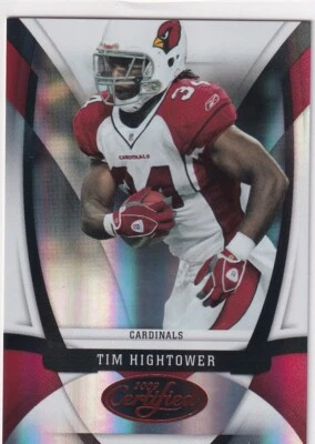 2009 CERTIFIED RED /250 TIM HIGHTOWER ARIZONA CARDINALS PARALLELS (JC)871 - Image 1 of 2