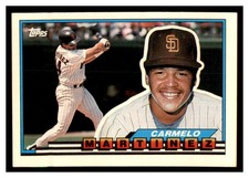 1989 Topps Big #11 CARMELO MARTINEZ San Diego Padres ~F9W