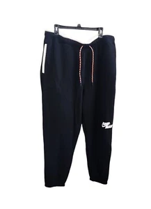 Pantalones deportivos Nike Jordan Jumpman polar para hombre talla 3XL negros blancos DJ0260-010 NUEVOS CON ETIQUETAS - Imagen 1 de 9