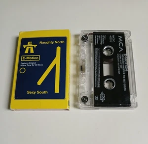 E-MOTION THE NAUGHTY NORTH & THE SEXY SOUTH CASSETTE TAPE SINGLE TONY DE VIT - Picture 1 of 1