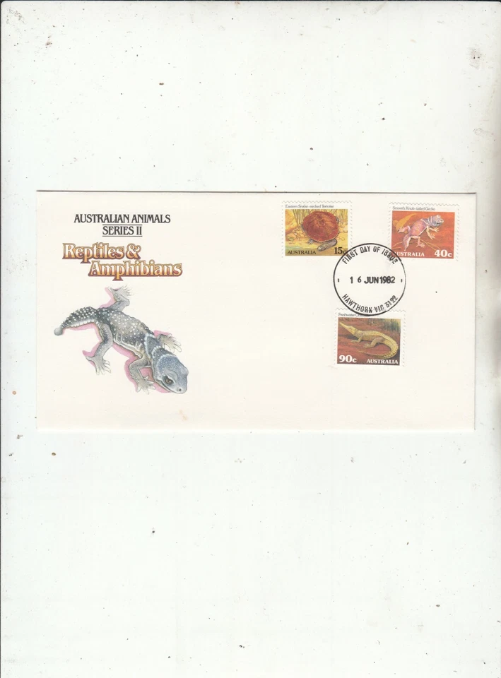 Reptiles & Amphibians-1982-First Day Cover FDC-[L127]-Australia Stamp - Image 1 of 1
