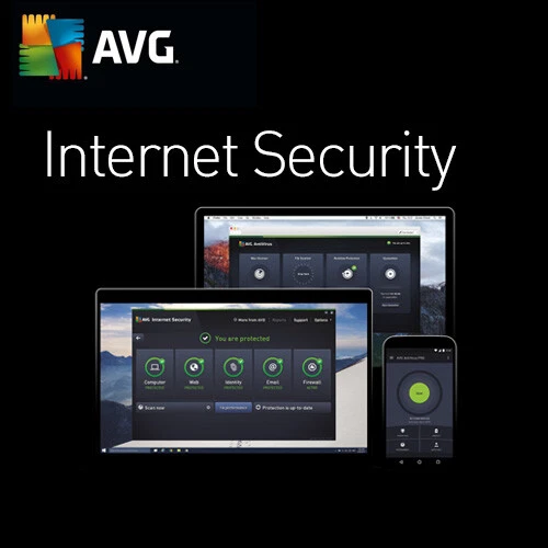 AVG Internet Security 1 or 10 Devices 1, 2, 3  Years - Image 1 of 1