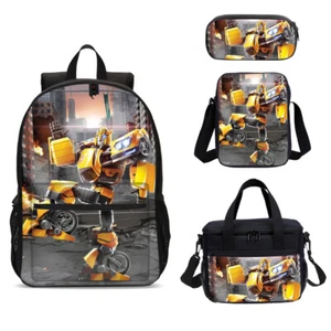 Transformers Film lustige Hummeln Schule Rucksack Kühltasche Lunch Bag Stift Etui Menge - Bild 1 von 19