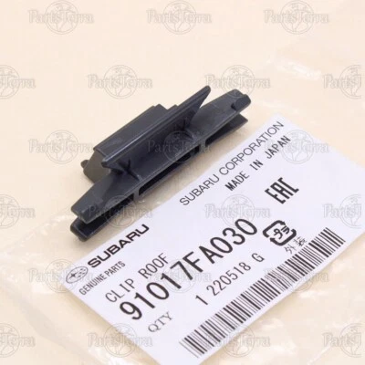 Genuíno OEM Subaru IMPREZA / OUTBACK clipe de moldura de teto esquerda ou direita 91017FA030 - Imagem 1 de 4