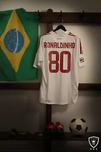 AC Milan Away Shirt 2008/09 RONALDINHO #80 (XL) - Picture 1 of 9