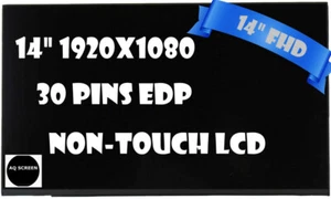 GENUINE DELL LATITUDE 7400 7410 5410 14" LED LCD SCREEN FHD MJXRM B140HAN06.3 - Picture 1 of 9